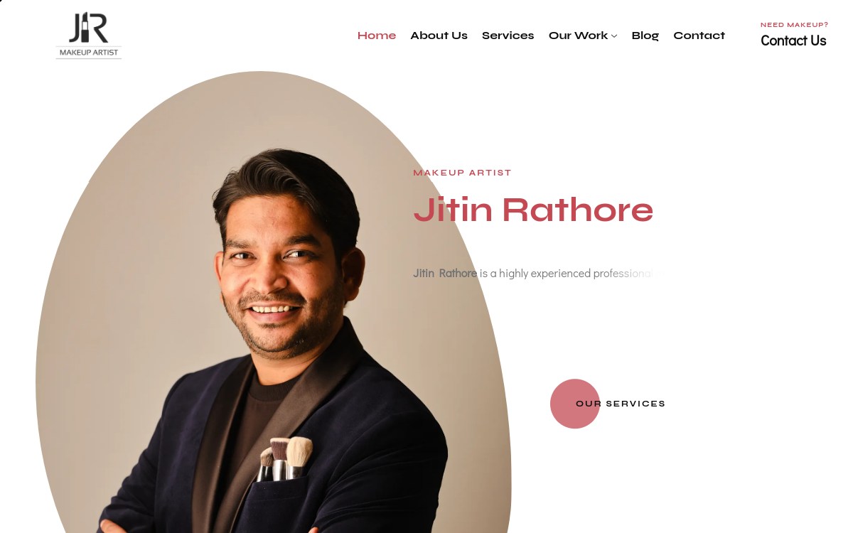 Jitin Rathore website by Xper8