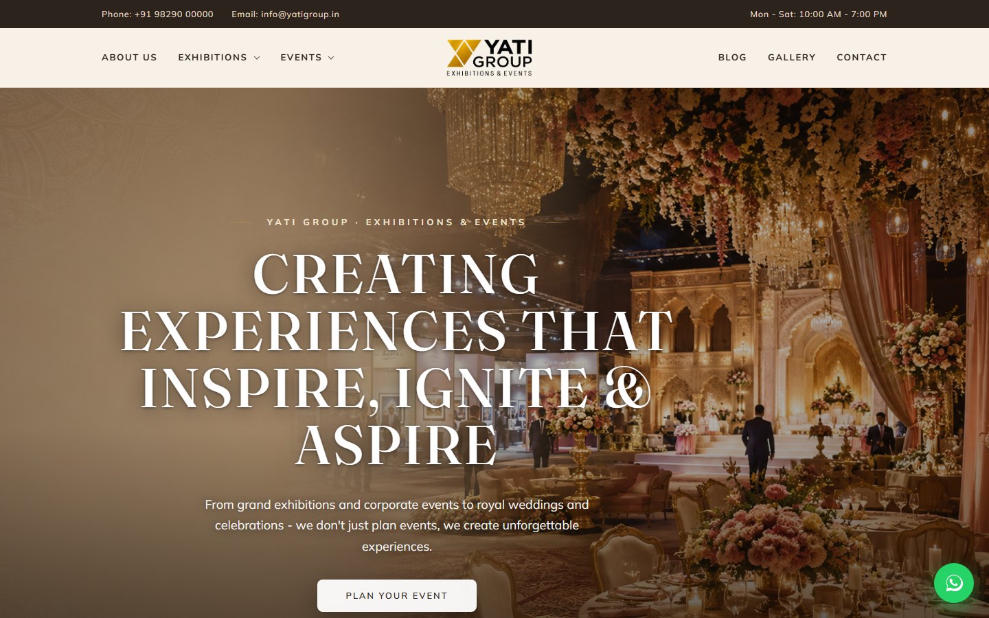 Yati Groups website by Xper8